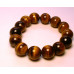 16 mm Gemstone Round Bead Bracelet - 10 pc pack - Tiger Eye