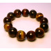 16 mm Gemstone Round Bead Bracelet - 10 pc pack - Tiger Eye Multi Color