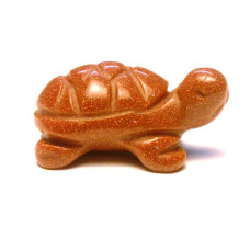 Turtle 1 Inch Figurine - Goldstone