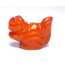 Squirrel 1 Inch Figurine - Carnelian Agate