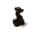 Giraffe Classic Carved Fetish Bead 0.75 Inch - Blue Goldstone