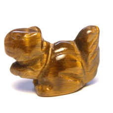 Squirrel 1 Inch Figurine - Tiger Eye