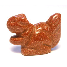 Squirrel 1 Inch Figurine - Goldstone