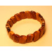 Gemstone Stretch Bracelet - Slanted Oval - Tiger Eye