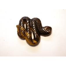 Snake (Sidewinder) 2.25 Inch Figurine - Tiger Eye