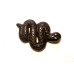 Snake (Sidewinder) 2.25 Inch Figurine - Obsidian Black