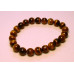 8 mm Gemstone Round Bead Bracelet - 10 pcs pack - Tiger Eye