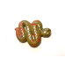 Snake (Sidewinder) 2.25 Inch Figurine - Unakite