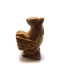 Rooster 1 Inch Figurine - Tiger Eye