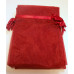 Organza Pouch XLarge 12 piece pack - Burgundy