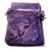 Organza Pouch XLarge 12 piece pack - Blue Dark