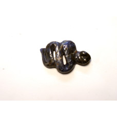 Snake (Sidewinder) 1.5 Inch Figurine - Sodalite