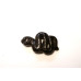 Snake (Sidewinder) 1.5 Inch Figurine - Obsidian Black 