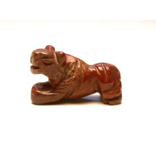 Tiger 1 Inch Figurine - Rainbow Jasper