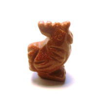 Rooster 1 Inch Figurine - Goldstone