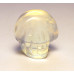 Skull Carved Fetish Bead 0.75 Inch - Opalite