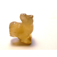 Rooster 1 Inch Figurine - Agate