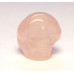 Skull 1 Inch Figurine - Rose Quartz