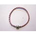 Large Hole Braided Bracelet with Snap Clasp