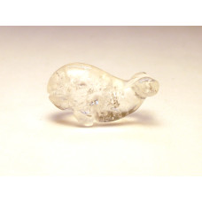 Whale 1 Inch Figurine - Clear Quartz