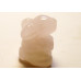 Rabbit (Hands Up) 1 Inch Figurine - Rose Quartz