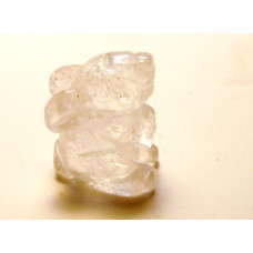 Rabbit (Hands Up) 1 Inch Figurine - Clear Quartz