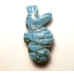 Seahorse 1 Inch Figurine - Howlite Turquoise