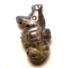 Seahorse 1 Inch Figurine - Sodalite