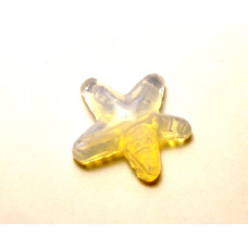 Starfish Carved Fetish Bead 0.75 Inch - Opalite