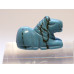 Horse Sitting 1 Inch Figurine - Howlite Turquoise