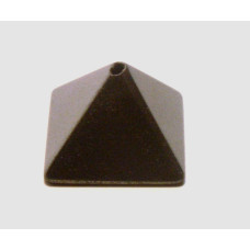 Pyramid 1 Inch Figurine - Obsidian Black