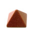 Pyramid Carved Fetish Bead 0.75 Inch - Goldstone