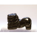 Lion 1 Inch Figurine - Obsidian Black