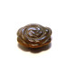 Rose Carved Fetish Bead 0.75 Inch - Tiger Eye