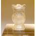 Owl 1 Inch Figurine - Clear Quartz