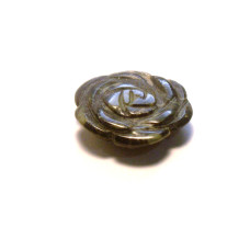 Rose Carved Fetish Bead 0.75 Inch - Kambaba