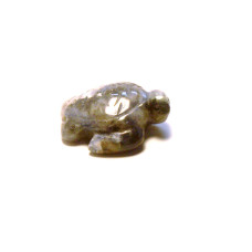 Sea Turtle Carved Fetish Bead 0.75 Inch - Sodalite