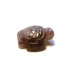 Sea Turtle Carved Fetish Bead 0.75 Inch - Amethyst