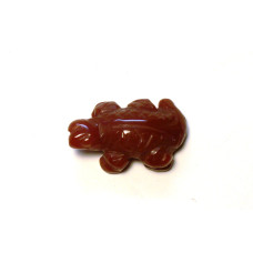 Lizard 1 Inch Figurine - Carnelian Agate