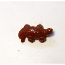 Lizard 1 Inch Figurine - Rainbow Jasper