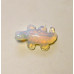 Lizard Carved Fetish Bead 0.75 Inch - Opalite