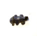 Lizard Carved Fetish Bead 0.75 Inch - Sodalite