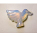 Hummingbird Carved Fetish Bead 0.75 Inch - Opalite