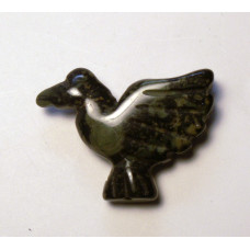 Hummingbird Carved Fetish Bead 0.75 Inch - Kambaba