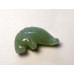 Manatee Carved Fetish Bead 0.75 Inch - Aventurine