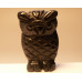 Owl 1.5 Inch Figurine - Obsidian Black