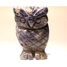 Owl 1.5 Inch Figurine - Sodalite