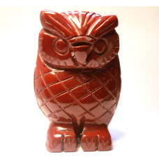 Owl 2.25 Inch Figurine - Rainbow Jasper