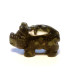 Pig Carved Fetish Bead 0.75 Inch - Kambaba