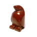 Penguin Carved Fetish Bead 0.75 Inch - Rainbow Jasper